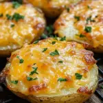 Air Fryer Cheesy Potatoes