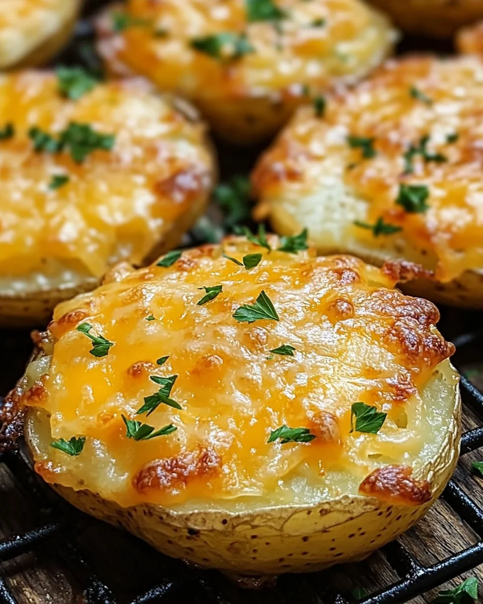 Air Fryer Cheesy Potatoes