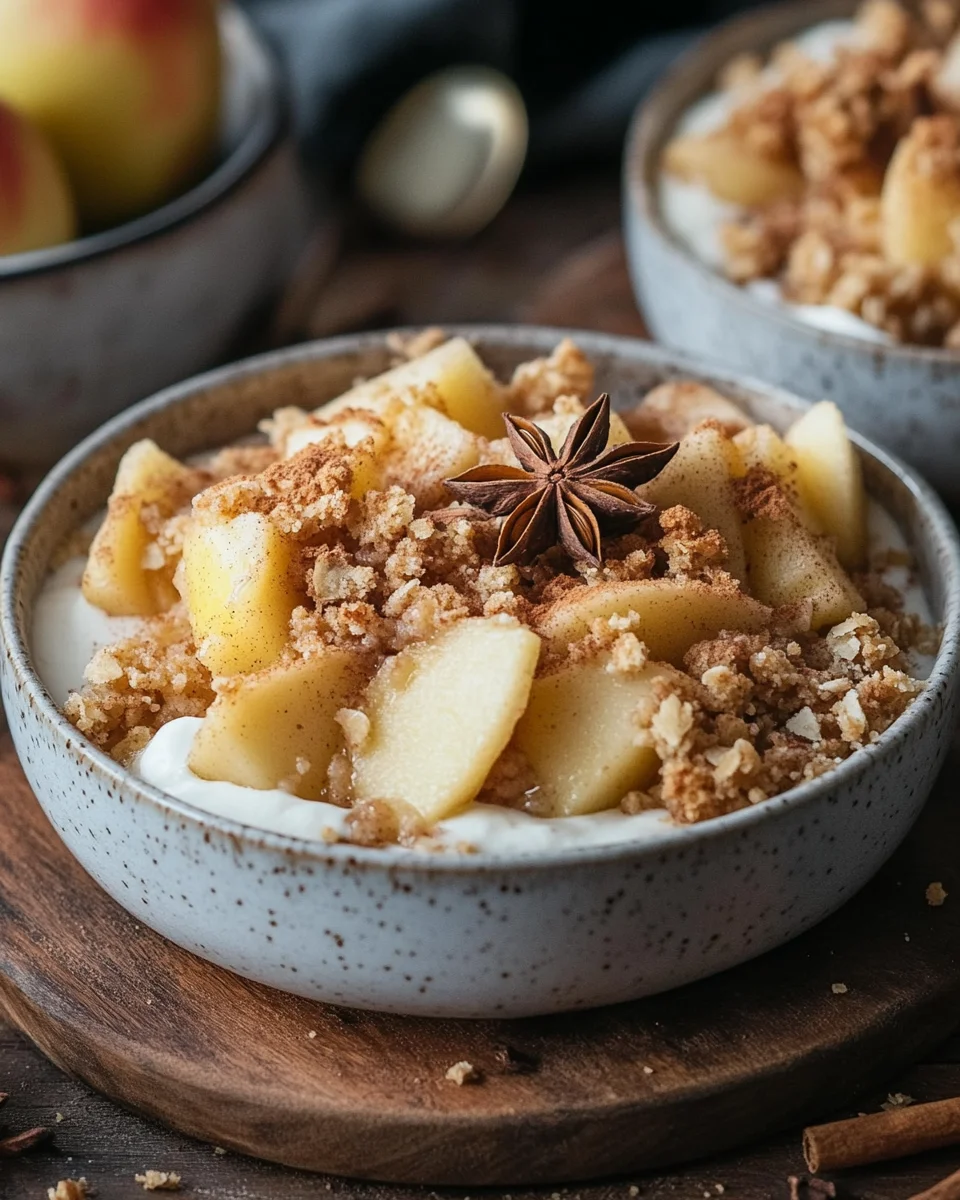 Bratapfel-Crumble