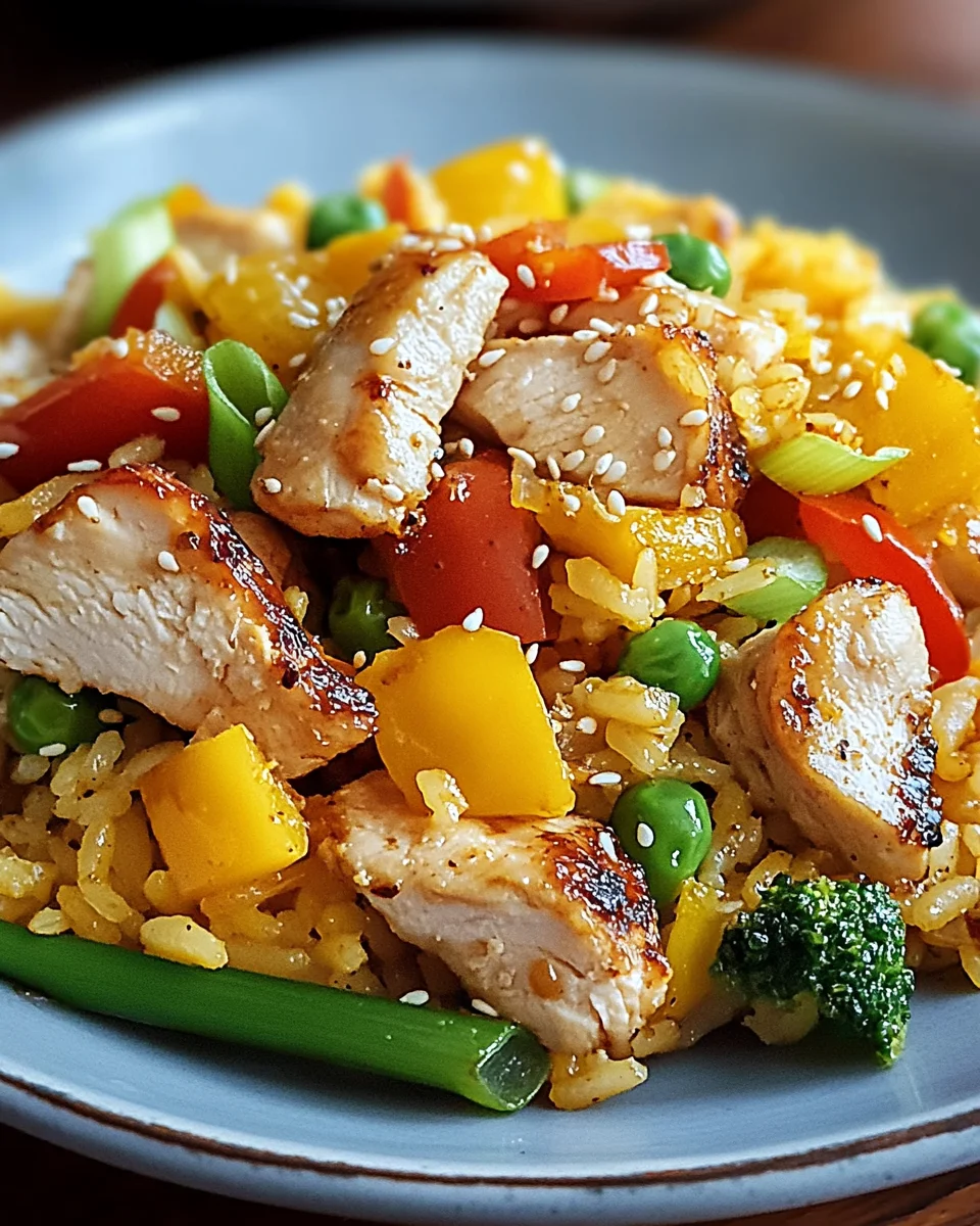 Bratreis mit Hähnchen 23 Bratreis