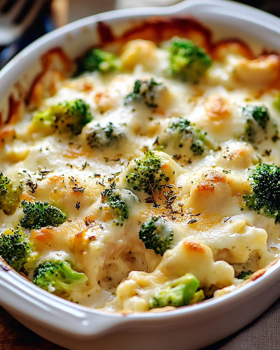 Brokkoli Hähnchen Auflauf mit Frischkäse und Mozzarella 20 Brokkoli Hähnchen Auflauf mit Frischkäse und Mozzarella