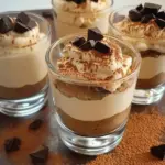 Capuccino-Creme, die wie Tiramisu schmeckt