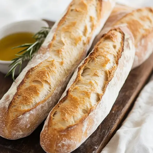 Einfaches Rezept für knuspriges Baguette