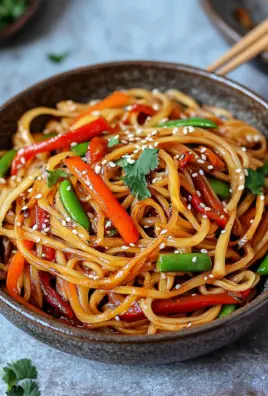 Gebratene Asia Nudeln