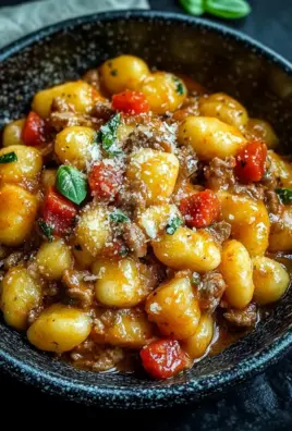 Gnocchi Pfanne mit Hackfleisch und Paprika 26 Gnocchi Pfanne mit Hackfleisch und Paprika