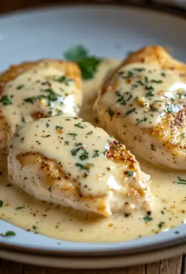 Hähnchenfilet in Frischkäse-Parmesan-Soße