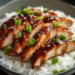 H&auml;hnchengeschnetzeltes Teriyaki