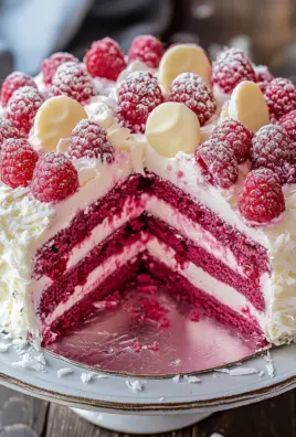 Himbeer-Raffaello-Torte ohne Gelatine