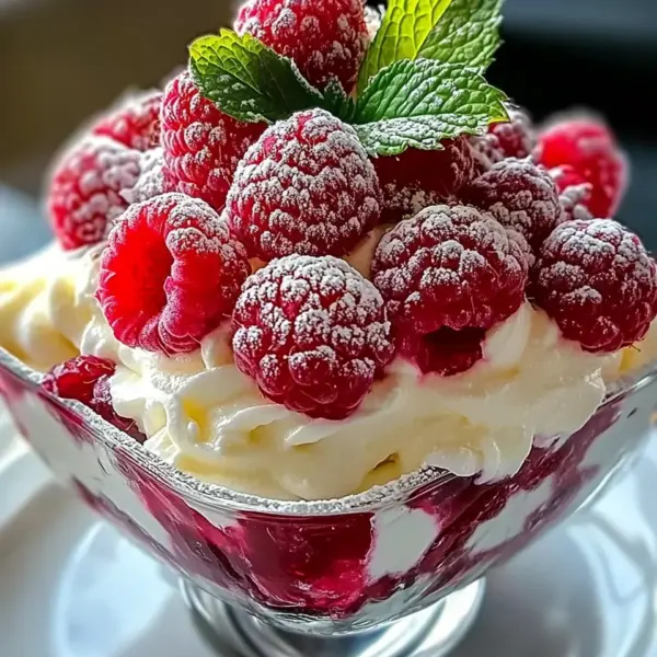 Himbeerwolke mit Mascarponecreme