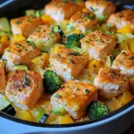 Lachsauflauf mit Gem&uuml;se