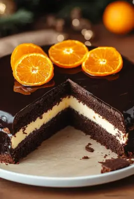 Lebkuchen-Torte mit Paradiescreme und Mandarinen 28 Lebkuchen-Torte mit Paradiescreme und Mandarinen