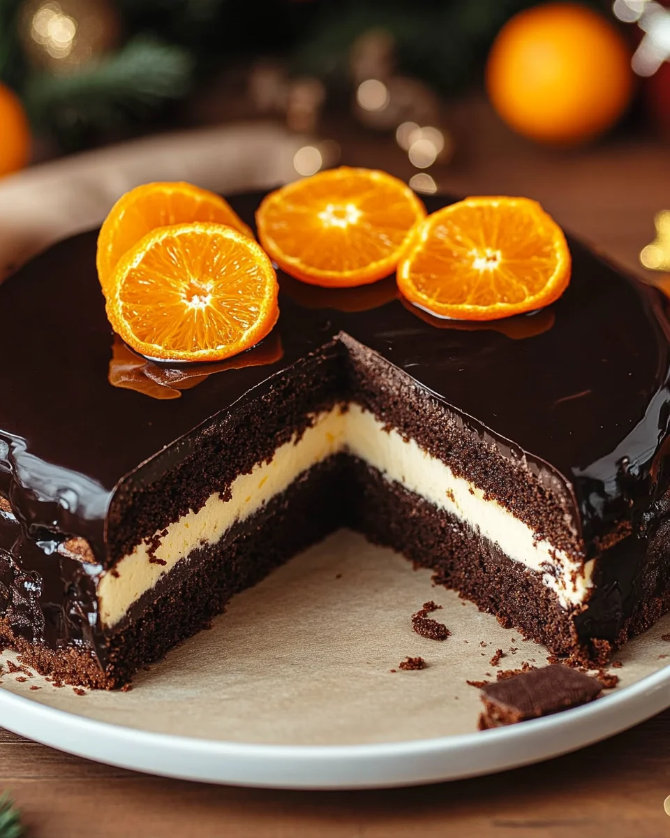 Lebkuchen-Torte mit Paradiescreme und Mandarinen 25 Lebkuchen-Torte mit Paradiescreme und Mandarinen