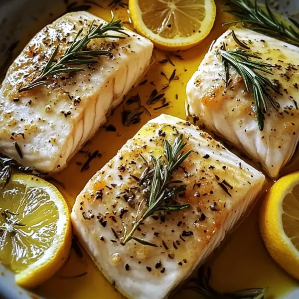 Ofenfisch mit Kräutern und Zitronen