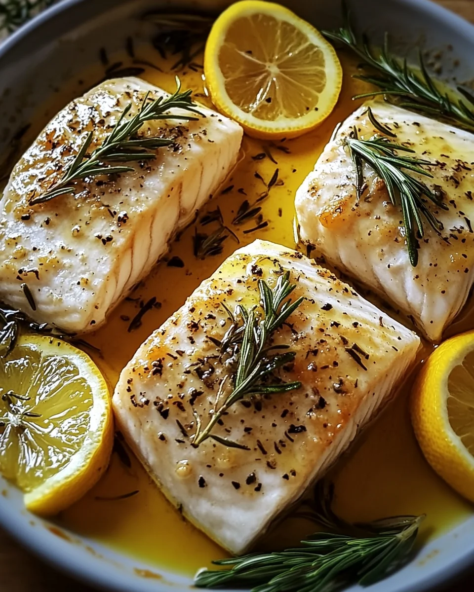 Ofenfisch mit Kr&auml;utern und Zitronen