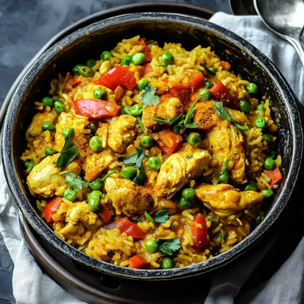 One Pot Curryreis mit Hähnchenbrust