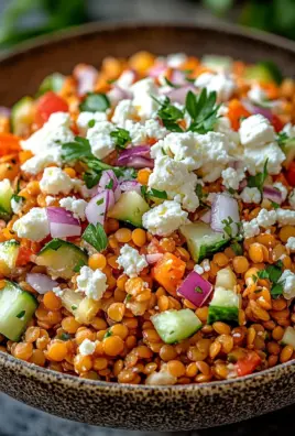 Orientalischer Rote Linsen Salat mit Feta 27 Orientalischer Rote Linsen Salat mit Feta
