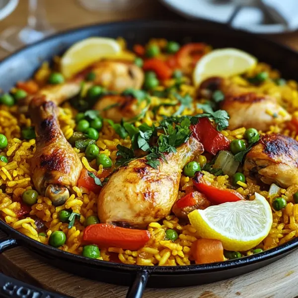 Paella mit Hähnchen