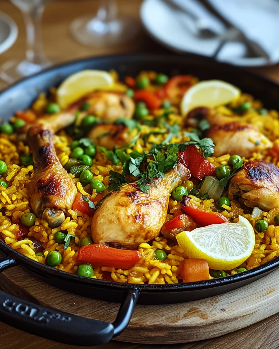 Paella mit Hähnchen 28 Paella mit Hähnchen