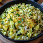 Zucchini-Reis-Pfanne