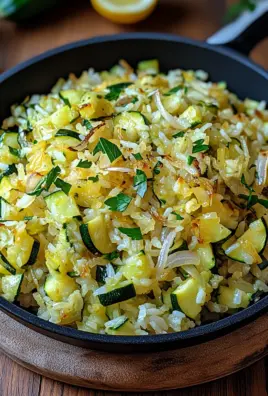 Zucchini-Reis-Pfanne
