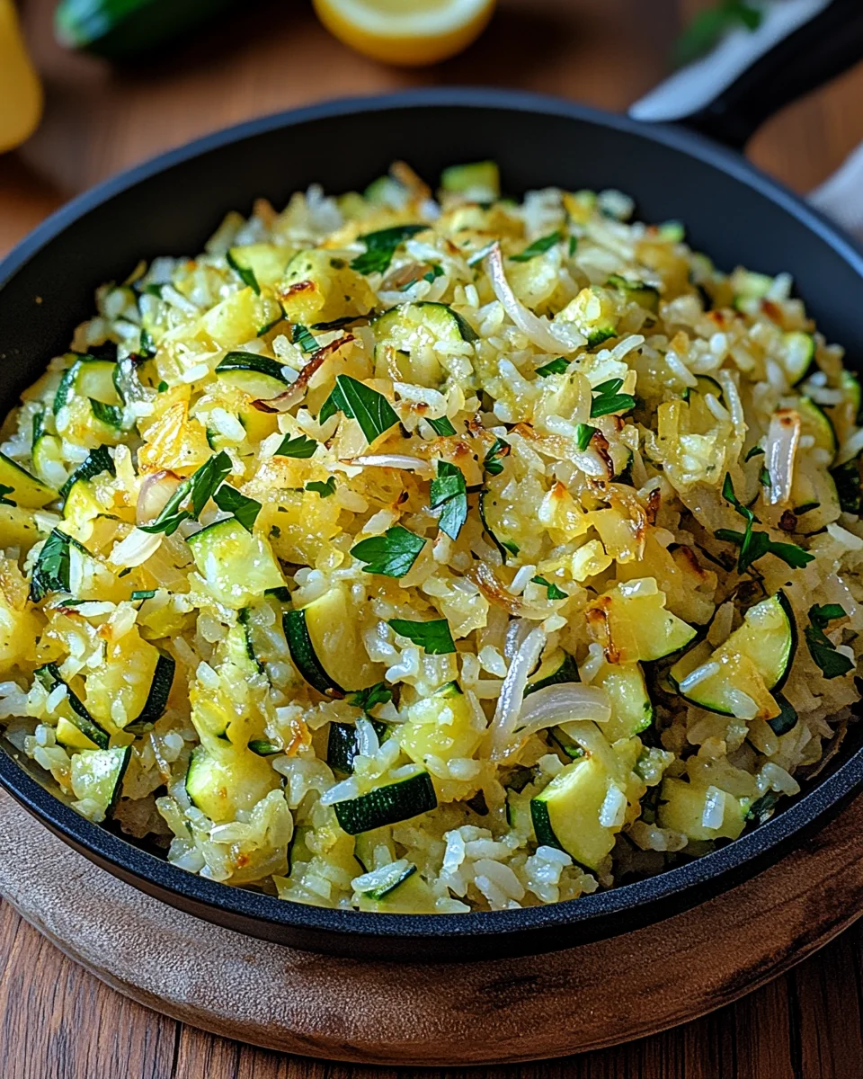 Zucchini-Reis-Pfanne 21 Zucchini-Reis-Pfanne
