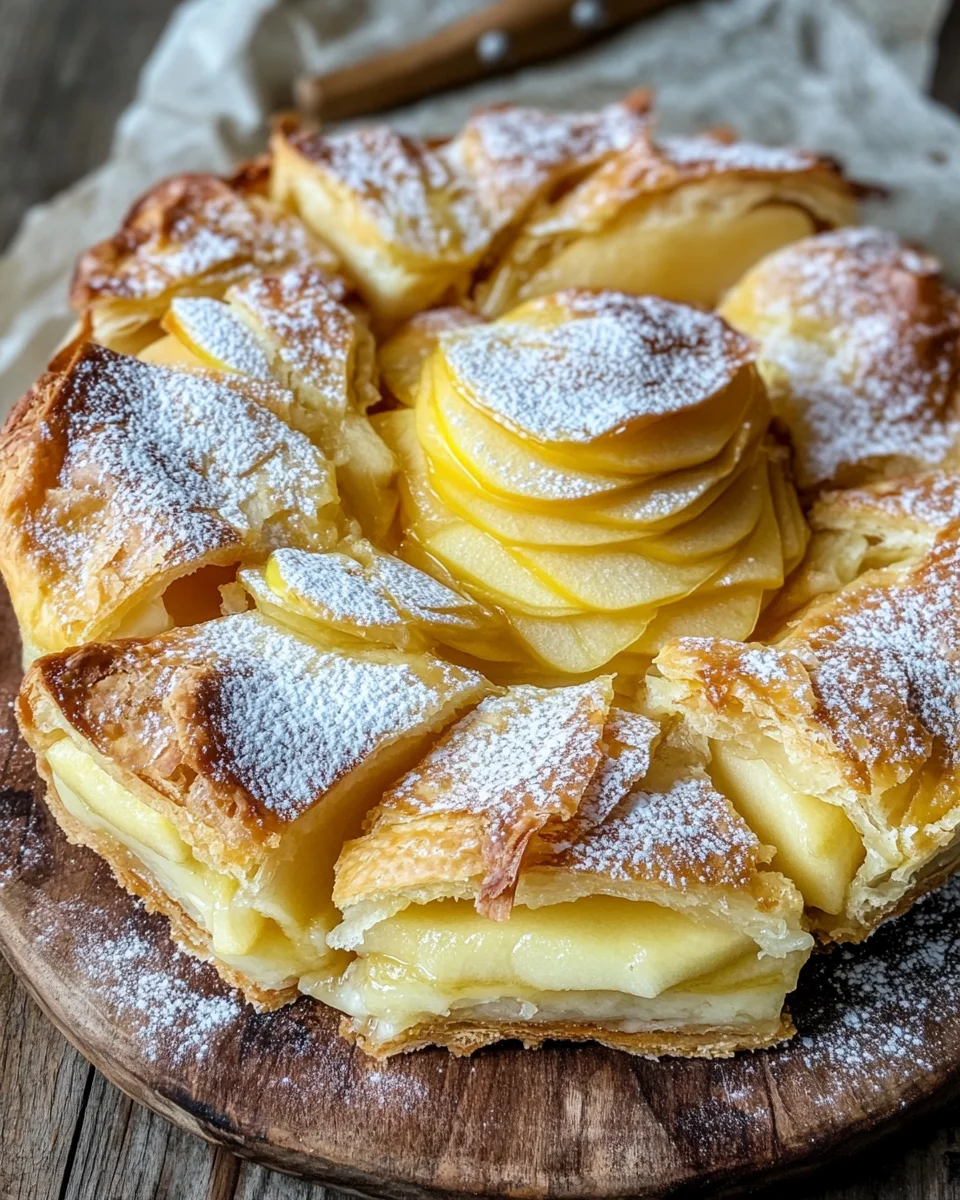 Bl&auml;tterteigkuchen