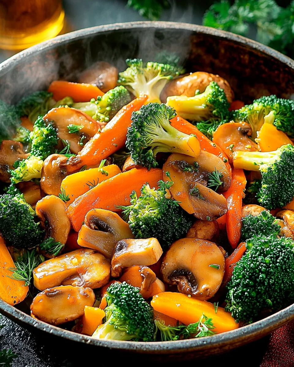 Champignon-Brokkoli-Karotten-Pfanne 21 Champignon-Brokkoli-Karotten-Pfanne