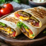 Cheeseburger-Wraps