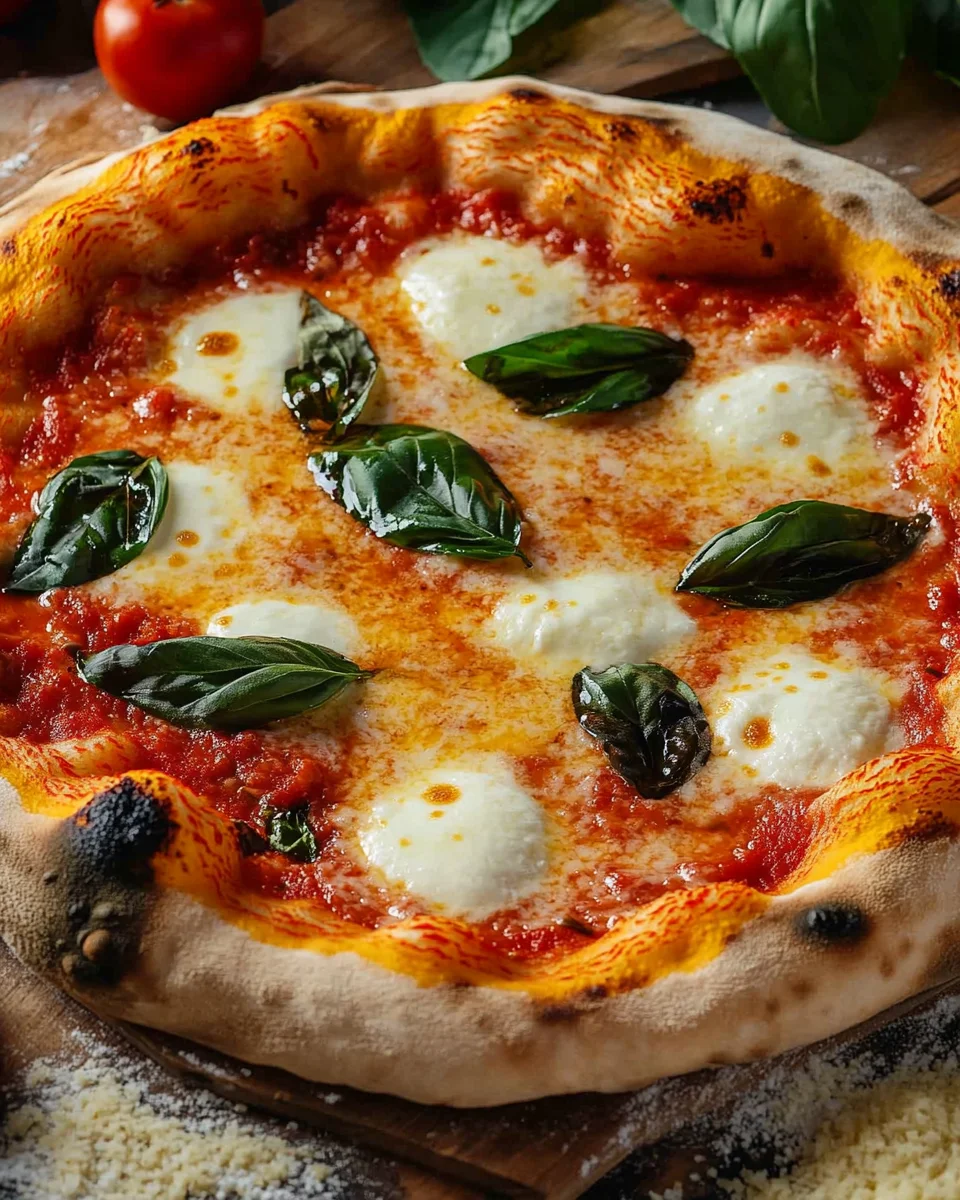 Der beste italienische Pizzateig und Pizza Margherita
