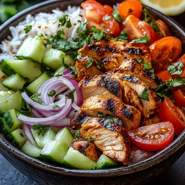 Döner-Bowl mit Hähnchen