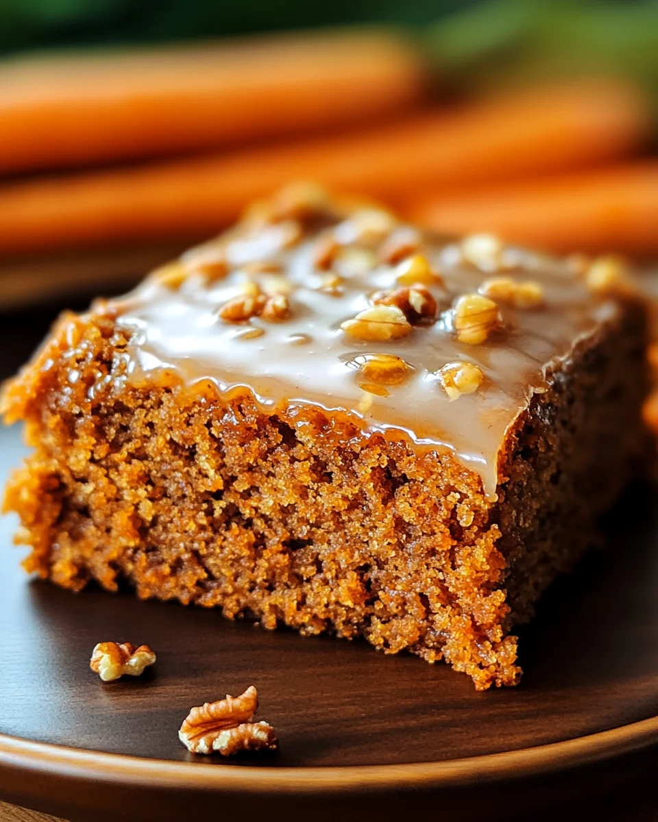 Einfacher Mehlfreier Haferflocken Karottenkuchen
