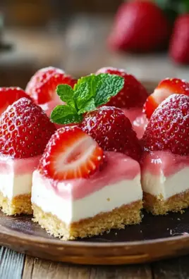 Erdbeer-Cheesecake-Häppchen