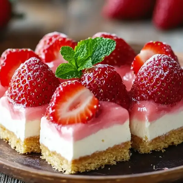 Erdbeer-Cheesecake-Häppchen
