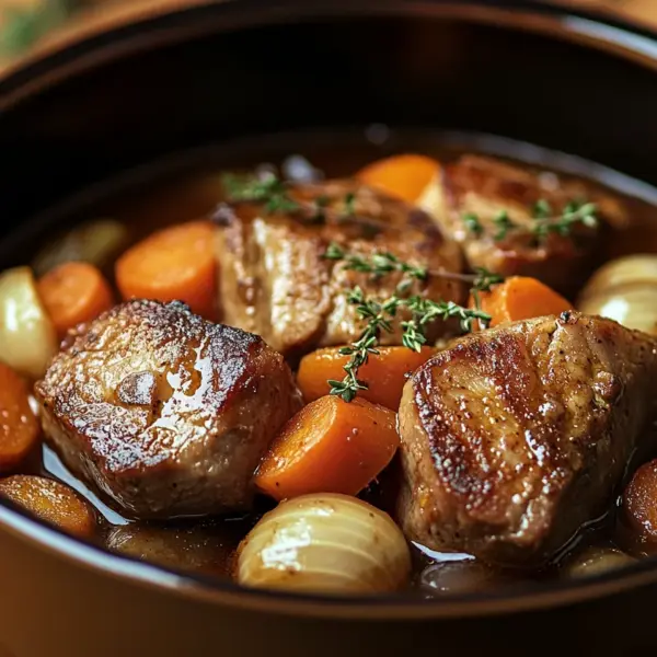 Filettopf aus dem Backofen