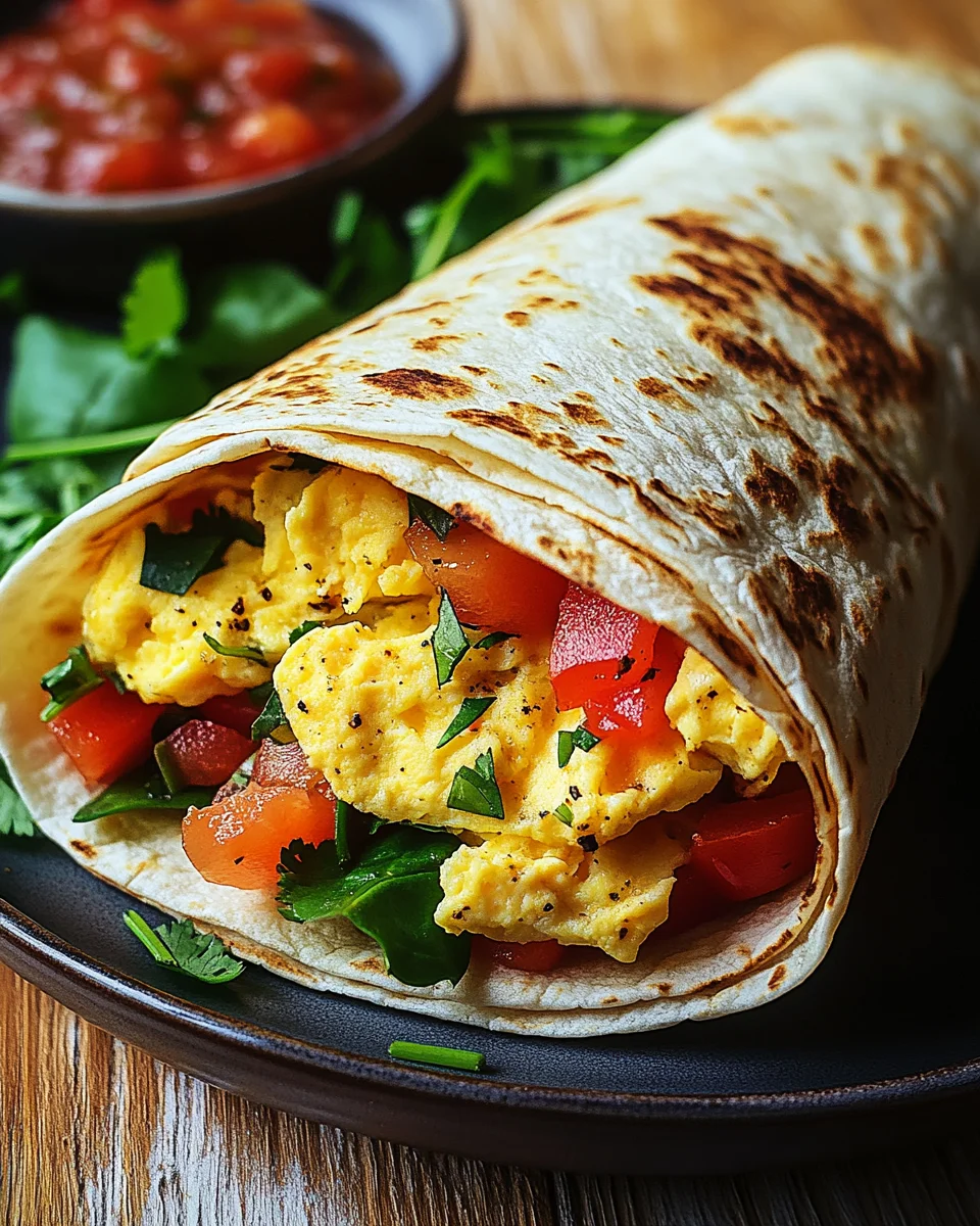 Frühstückswrap mit Ei