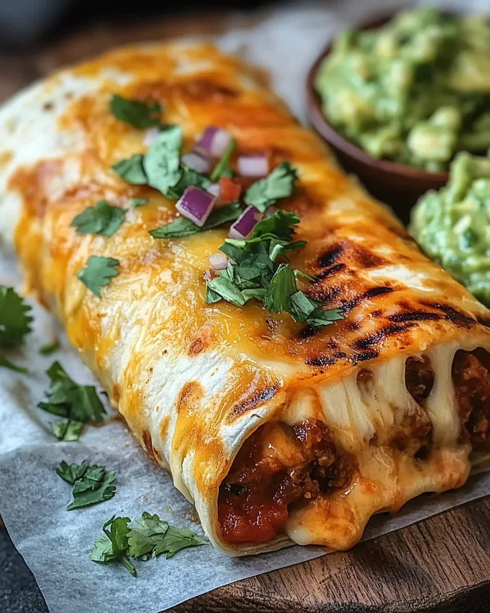 Gegrillter K&auml;se-Burrito