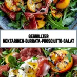 Gegrillter Nektarinen-Burrata-Prosciutto-Salat 19 Pinterest Hidden Image
