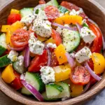 Griechischer Bauernsalat (einfaches Salat Rezept)