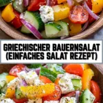 Griechischer Bauernsalat (einfaches Salat Rezept) 18 Pinterest Hidden Image