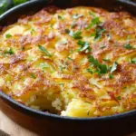 H&uuml;ttenk&auml;se Kartoffelr&ouml;sti Auflauf