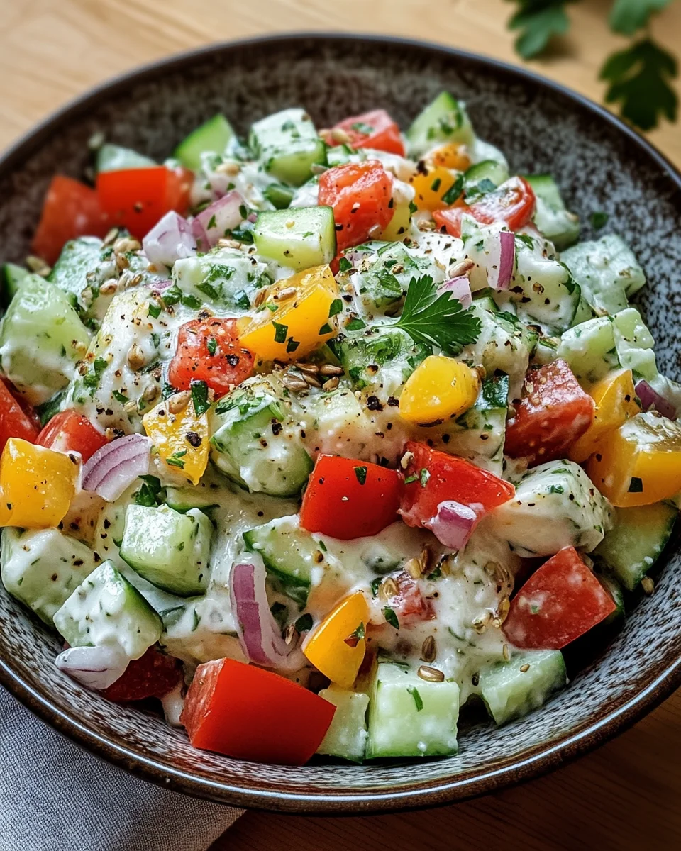 Hüttenkäse-Salat