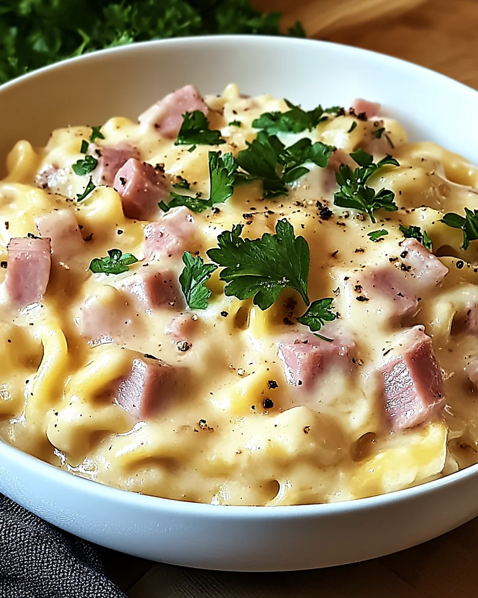 K&auml;se-Schinken-Sahne
