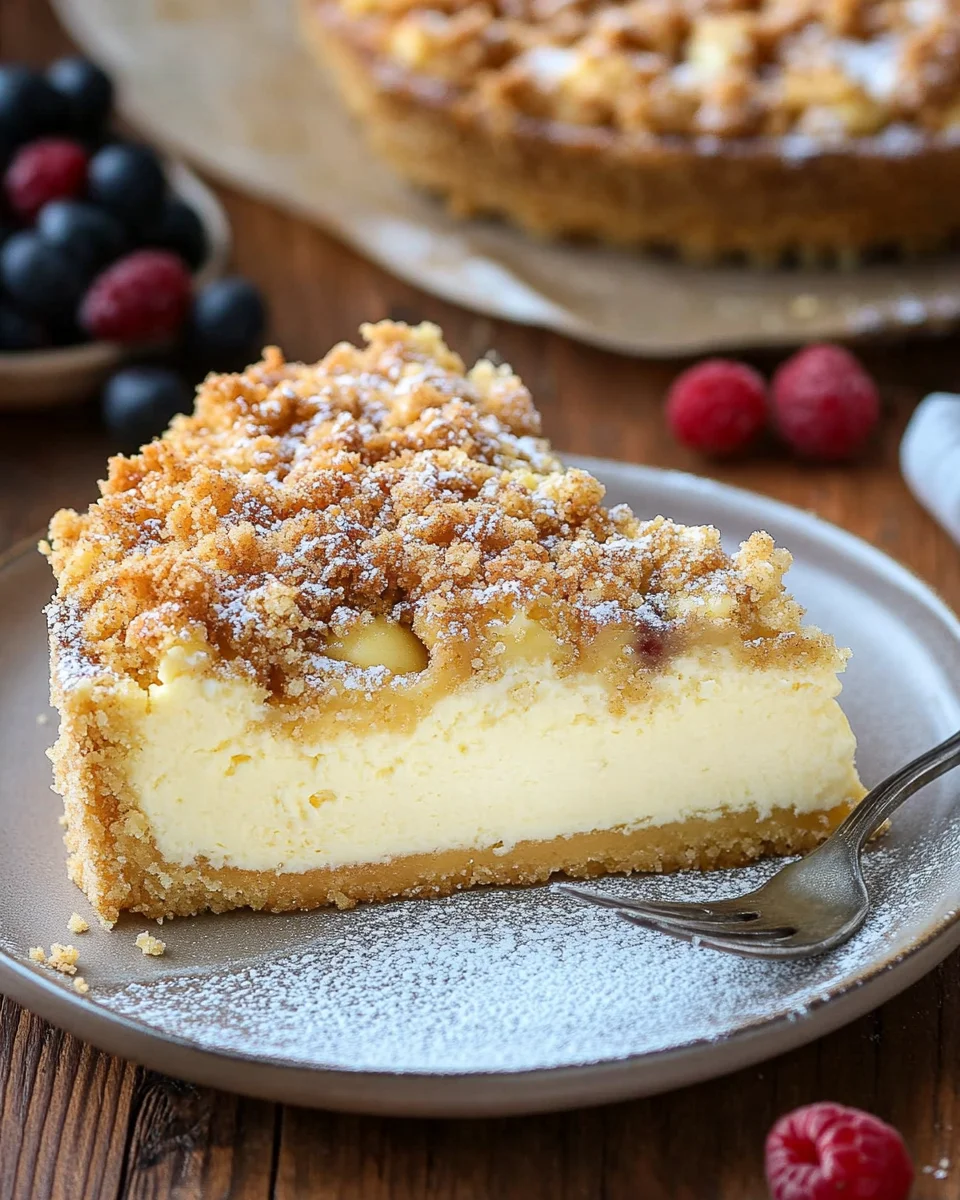Käsekuchen mit Streusel