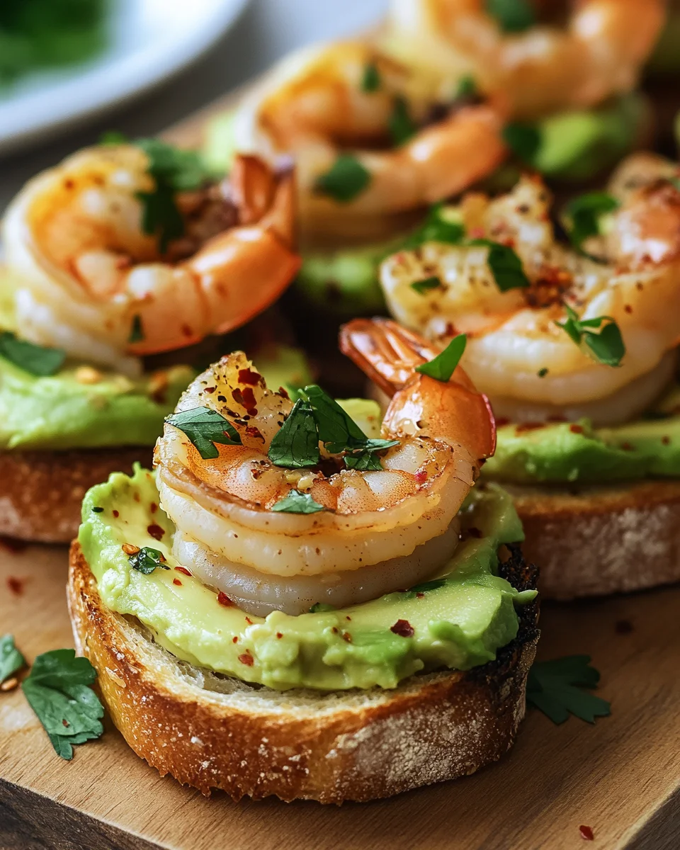 Knoblauch-Garnelen-Crostini mit Avocado 19 Knoblauch-Garnelen-Crostini