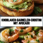 Knoblauch-Garnelen-Crostini mit Avocado 18 Pinterest Hidden Image