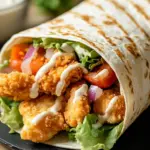 Knuspriger Chicken Ranch Snack Wrap