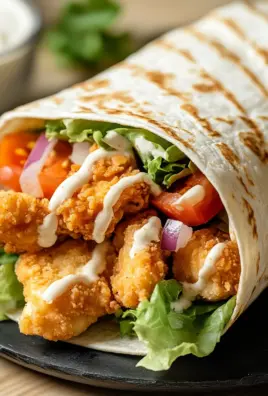 Knuspriger Chicken Ranch Snack Wrap 25 Knuspriger Chicken Ranch Snack Wrap