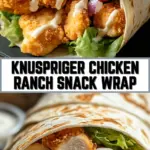 Knuspriger Chicken Ranch Snack Wrap 23 Pinterest Hidden Image