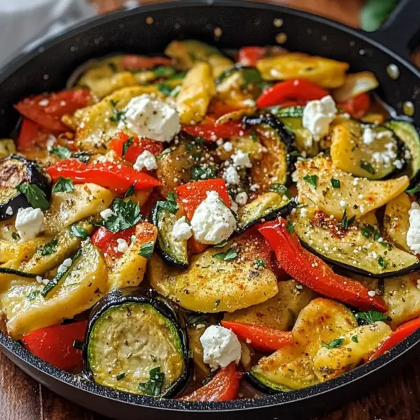 Maultaschenpfanne mit Gemüse