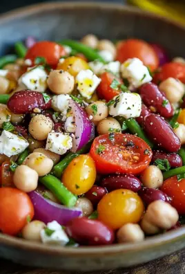Mediterraner Bohnensalat 21 Mediterraner Bohnensalat